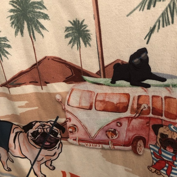 🌴Pug & VW Van Tee-710 *tee deal $25 or $20 w/offer - Picture 3 of 4
